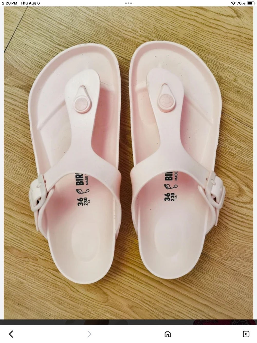 Birkenstock Pink Sandals 39